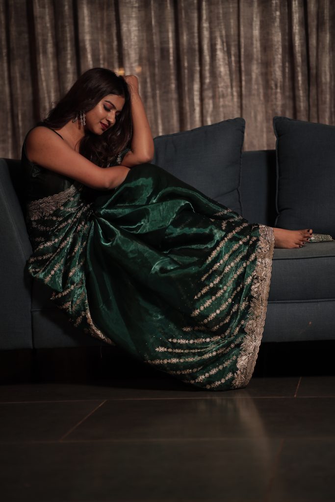party wear saree